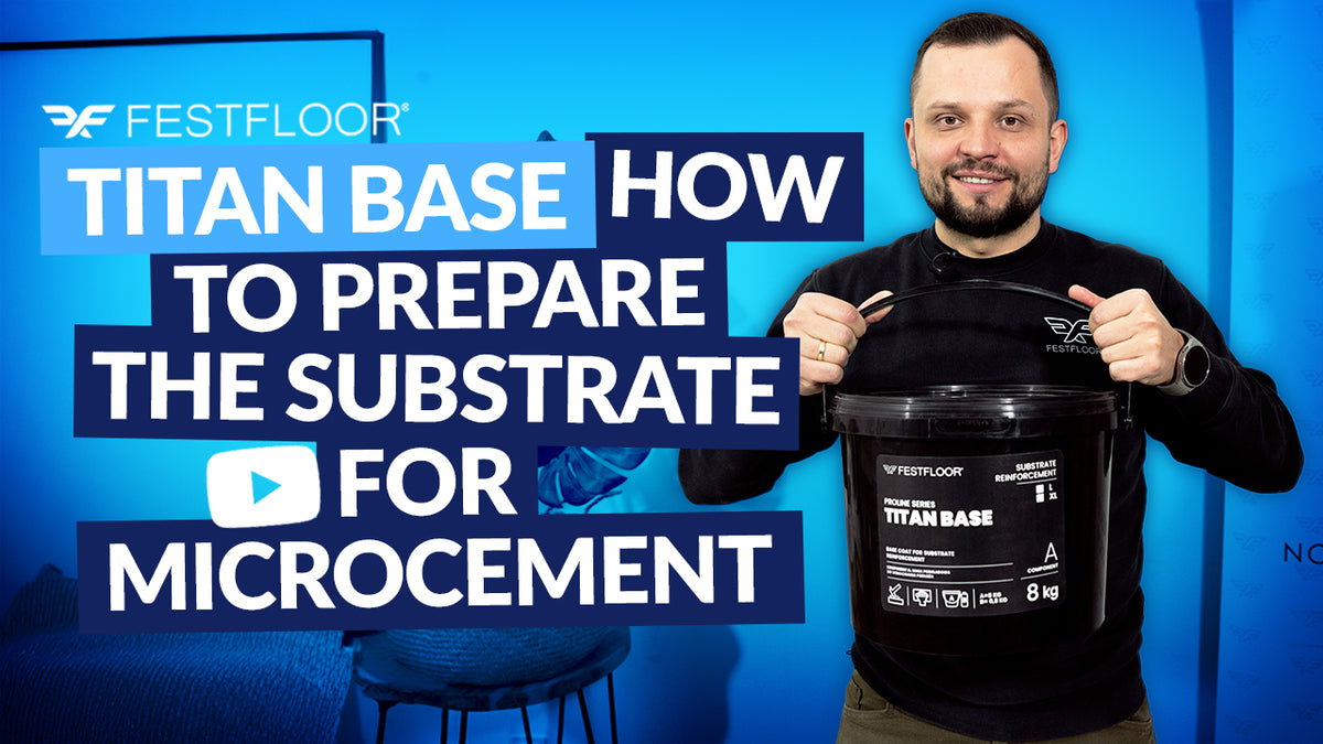 How to prepare the substrate for microcement – Titan Base application step by step
