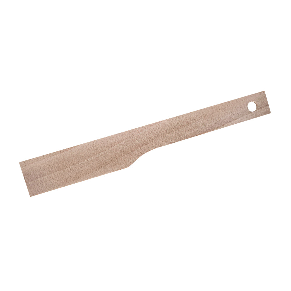 Wooden mixing stick for sealers, resins and paints
