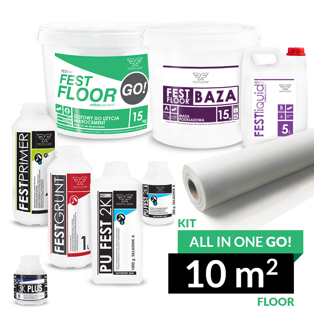 Kit ALL IN ONE GO! - 10 M²