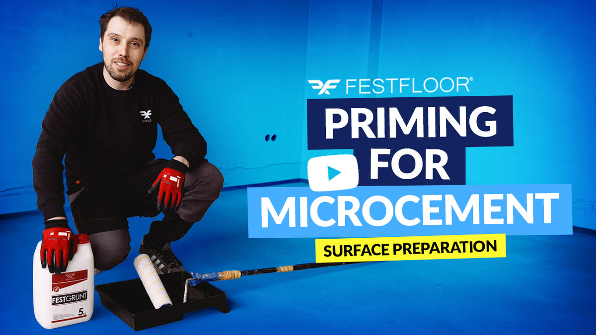 PRIMING – How to prepare a floor for microcement